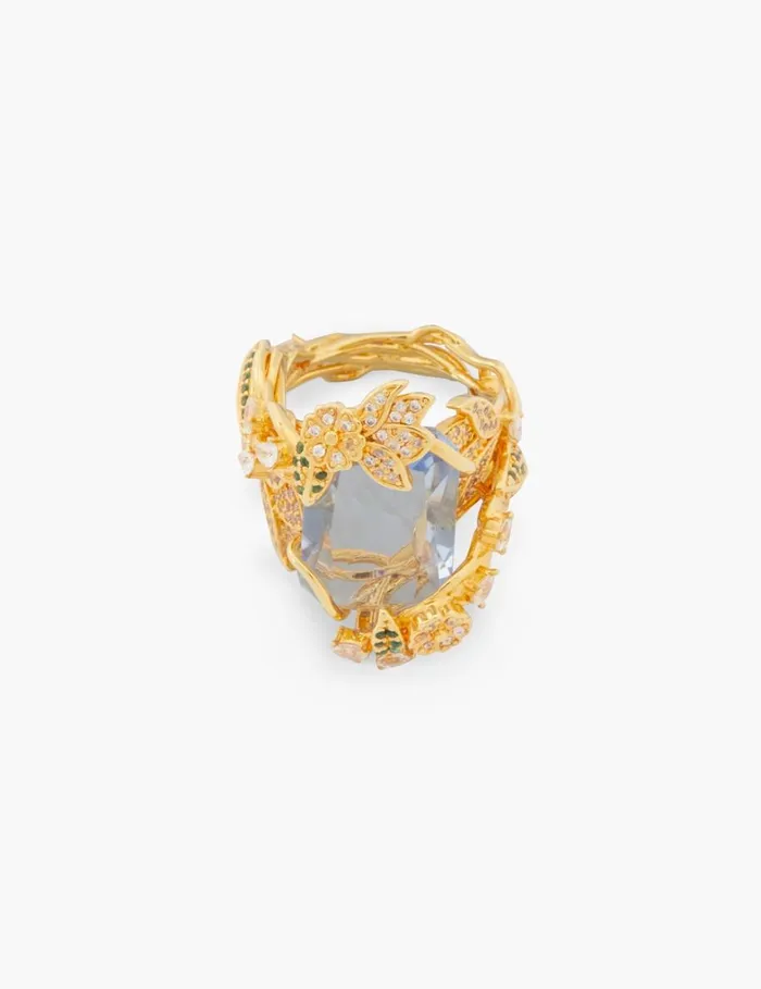 Women Rings Zimmermann Zimmermann Bloom Cocktail Ring Goldmulti