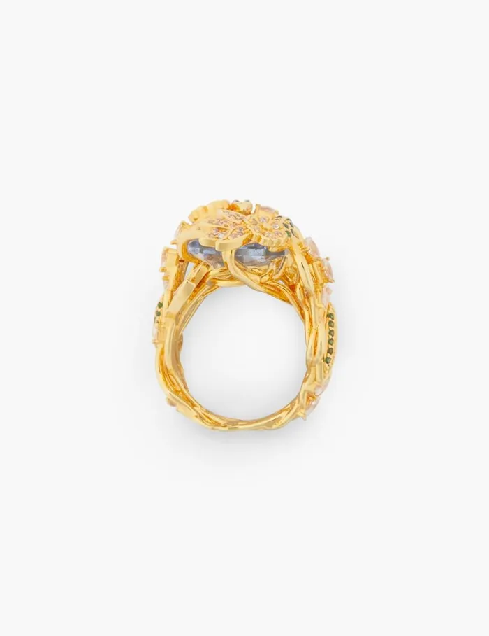 Women Rings Zimmermann Zimmermann Bloom Cocktail Ring Goldmulti