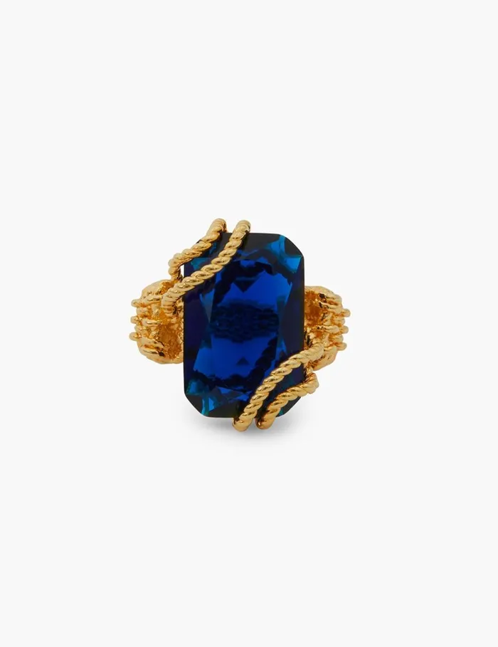Women Rings Zimmermann Zimmermann Bloom Ring Goldsapphire