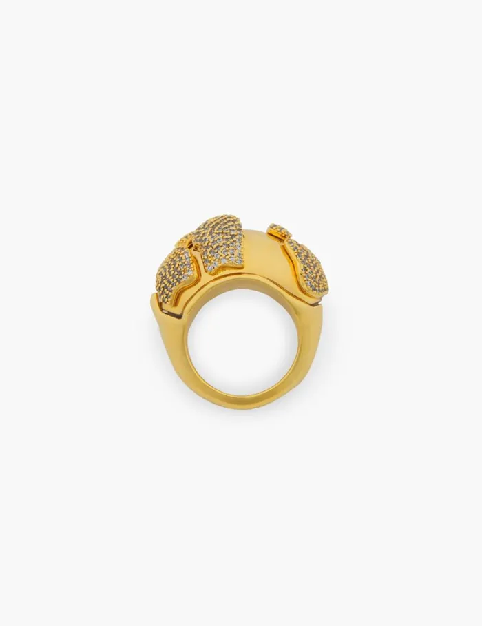 Women Rings Zimmermann Zimmermann Midnight Ring Gold
