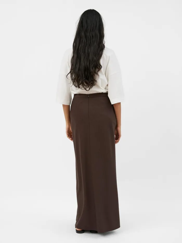 Women Riva Bias Skirt Chocolate The UNDONE Skirts