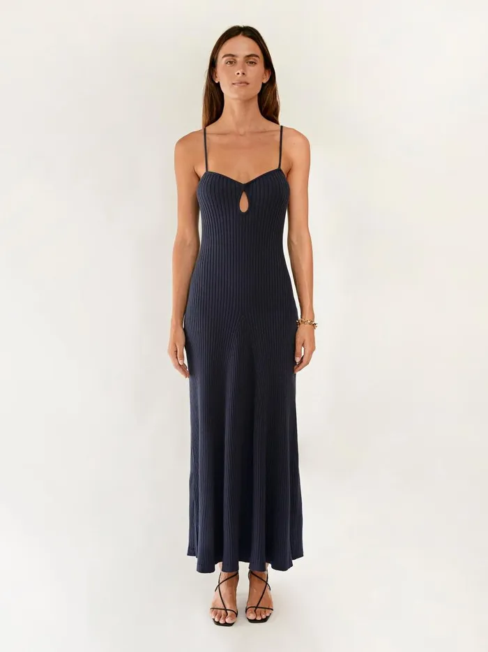 Women Rosie Dress Navy The UNDONE Dresses