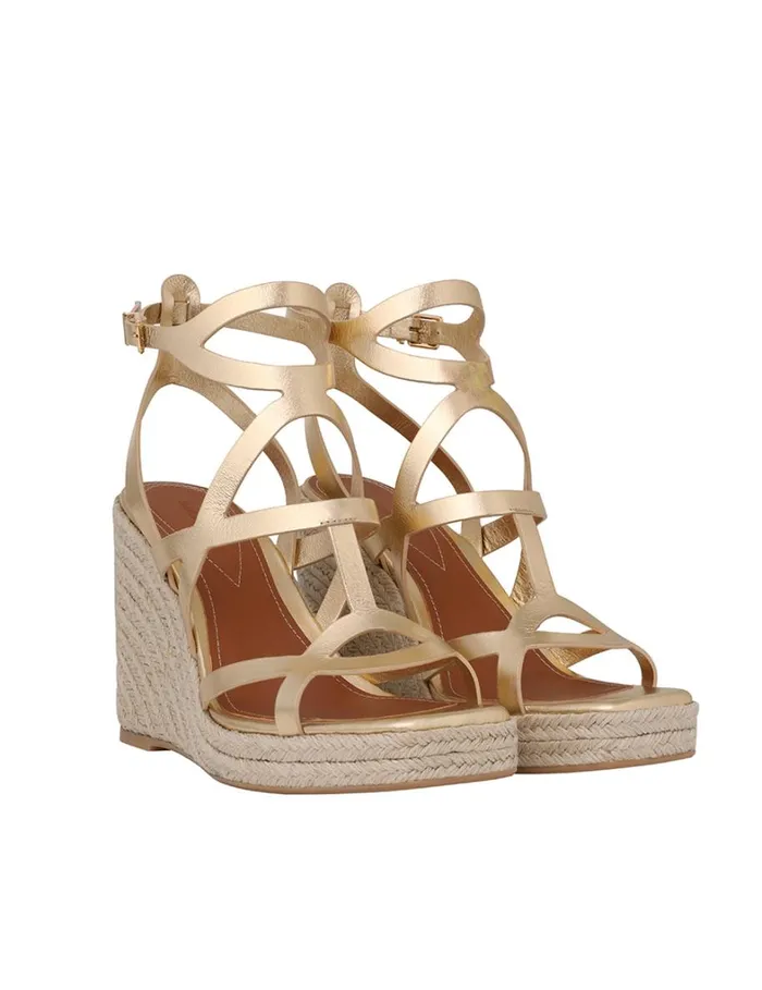 Women Sandals Zimmermann Zimmermann Bay Espadrilles 110 Gold