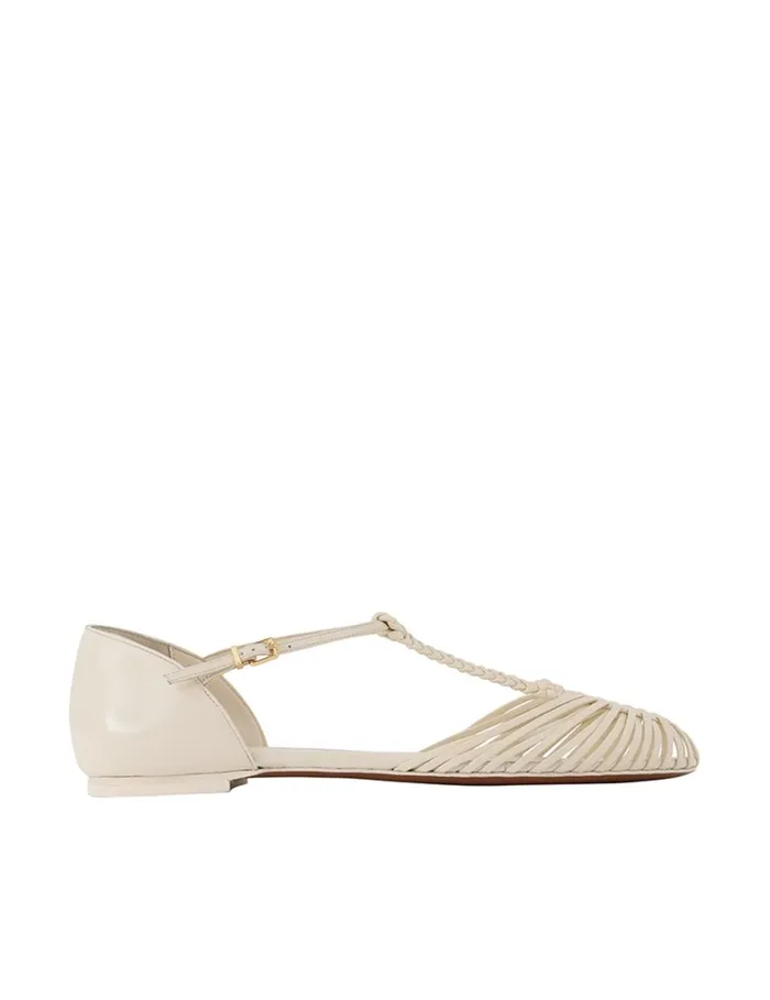Women Sandals Zimmermann Zimmermann Celesta Ballerina Macadamia