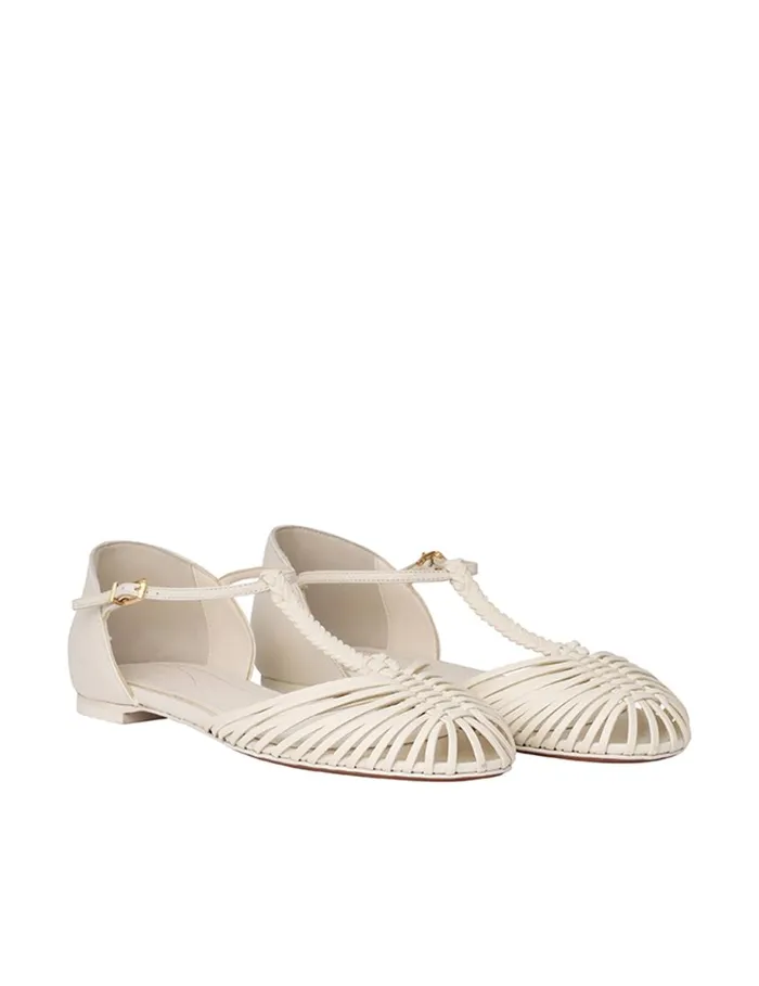 Women Sandals Zimmermann Zimmermann Celesta Ballerina Macadamia