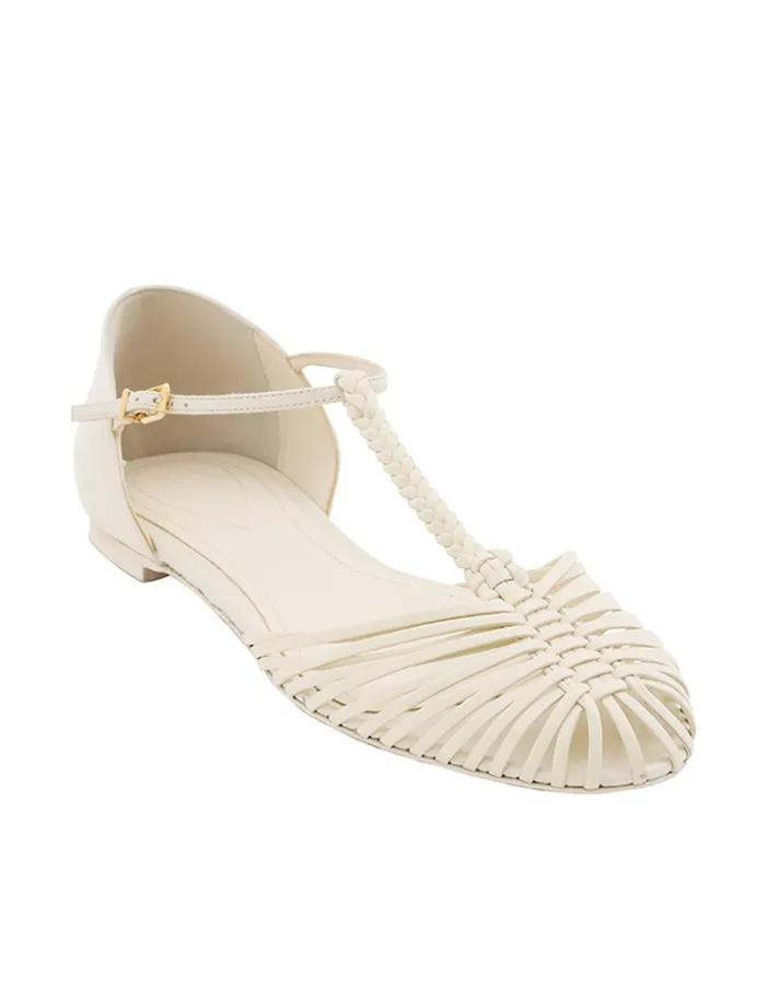 Women Sandals Zimmermann Zimmermann Celesta Ballerina Macadamia