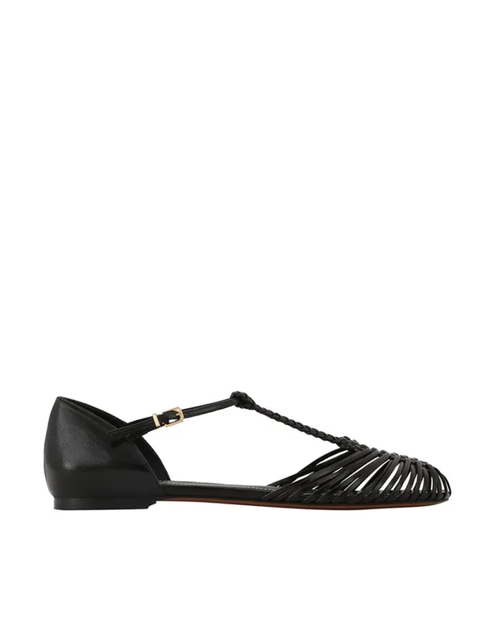 Women Sandals Zimmermann Zimmermann Celesta Ballerina Onyx
