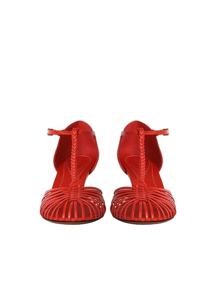 Women Sandals Zimmermann Zimmermann Celesta Pump 65 Tomato