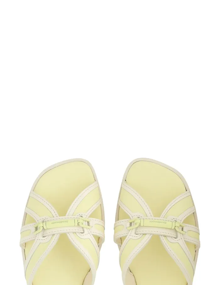 Women Sandals Zimmermann Zimmermann Prisma Slide Lemondrop