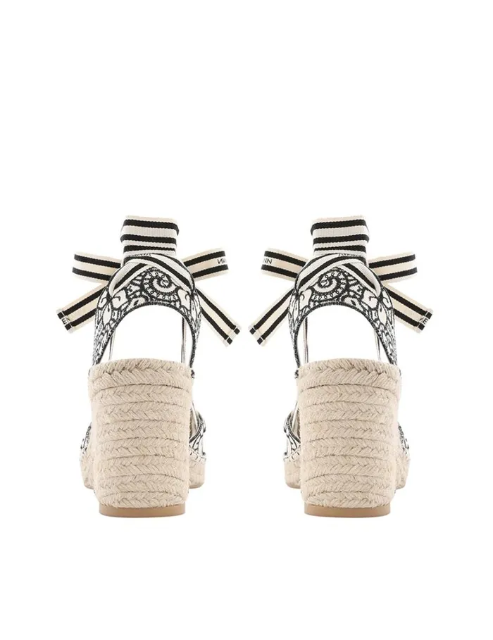 Women Sandals Zimmermann Zimmermann Sol Espadrille 95 Onyx