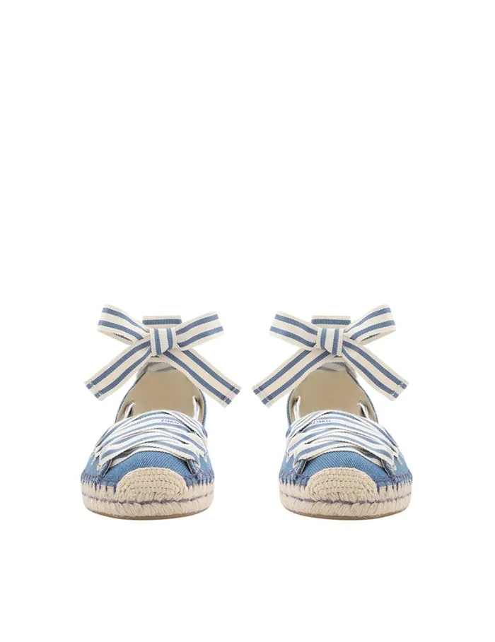 Women Sandals Zimmermann Zimmermann Sol Espadrille Denim