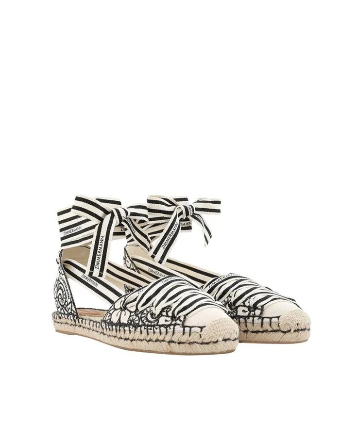 Women Sandals Zimmermann Zimmermann Sol Espadrille Onyx