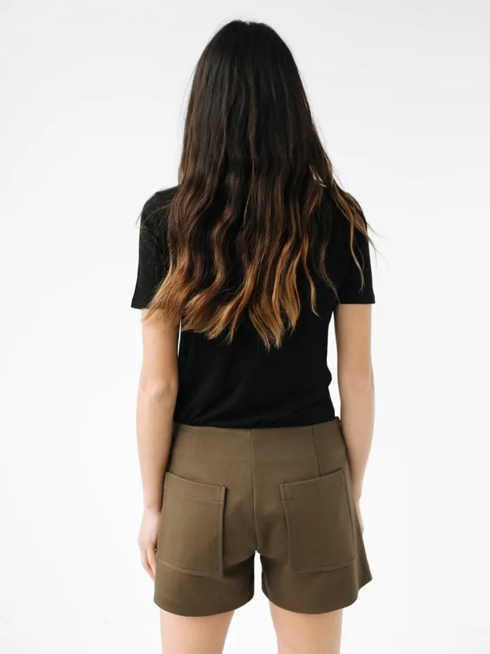 Women Sant Elm Short Khaki The UNDONE Shorts Women Sant Elm Short Khaki The UNDONE Shorts