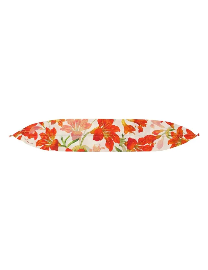 Women Scarves Zimmermann Flower Neck Scarf Red Lily