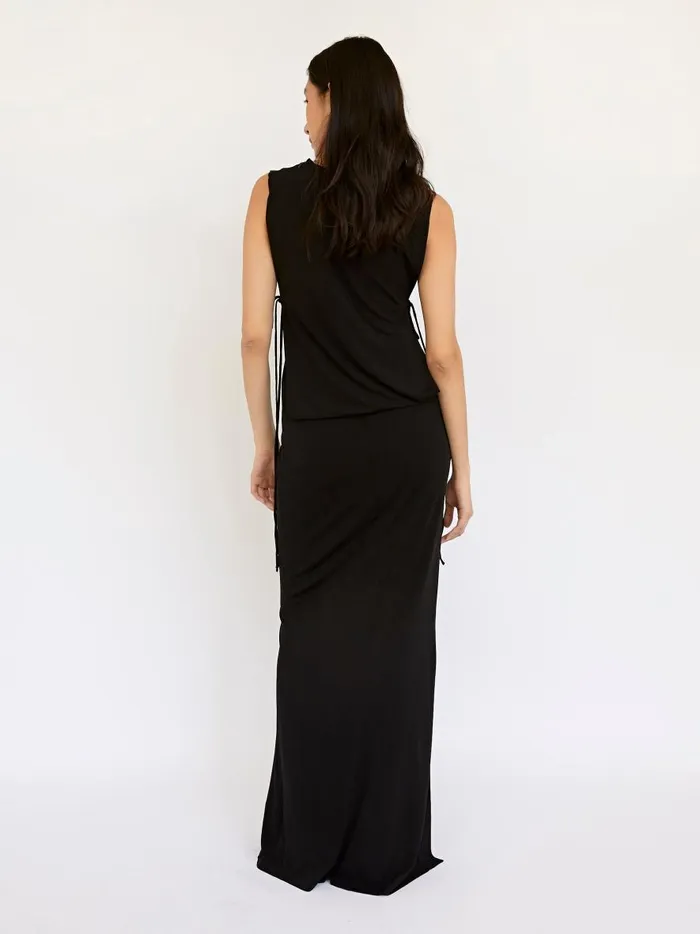 Women Separation Gown Black The UNDONE Dresses