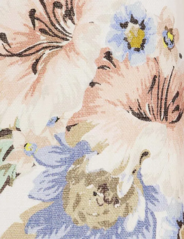 Women Shorts and Pants Zimmermann Applique Culottes Blue Floral