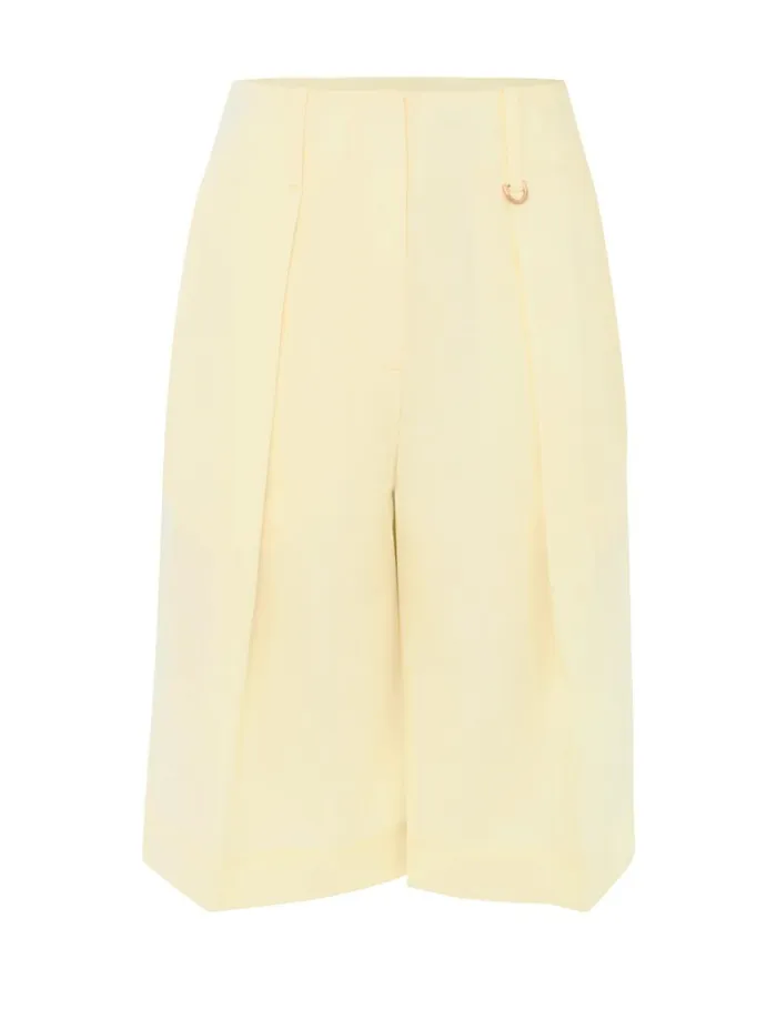 Women Shorts and Pants Zimmermann Harmony Slouchy Short Lemon