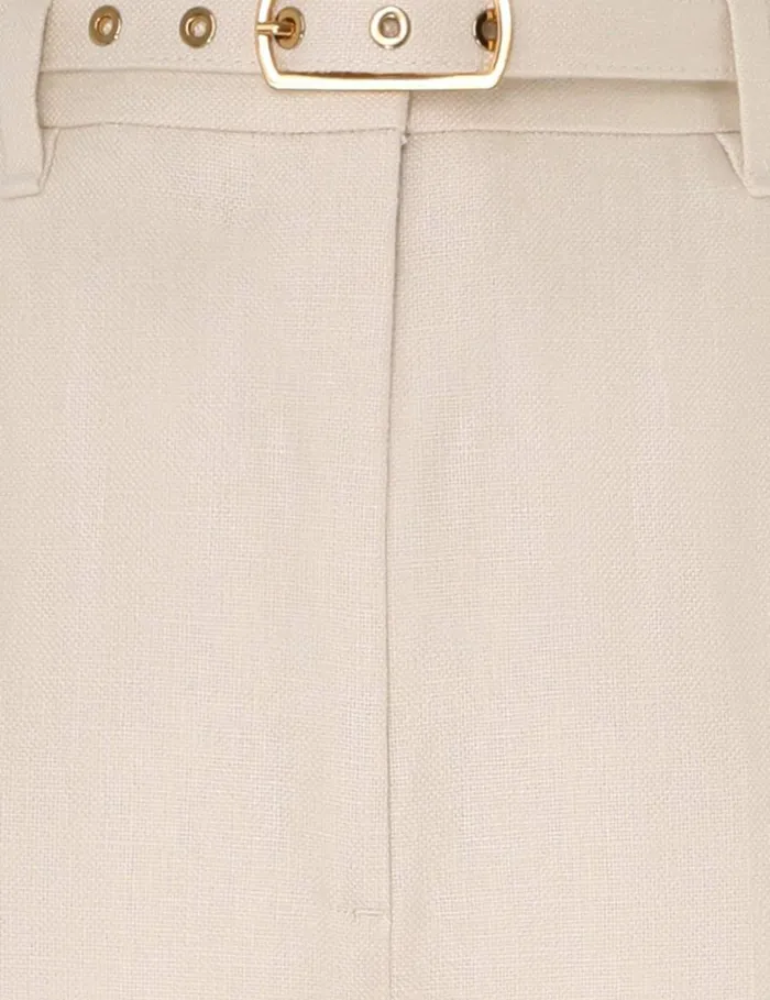 Women Shorts and Pants Zimmermann Matchmaker Straight Leg Pant Straw