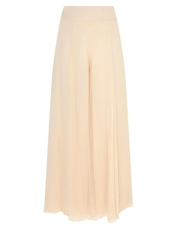 Women Shorts and Pants Zimmermann Natura Flared Culottes Buff