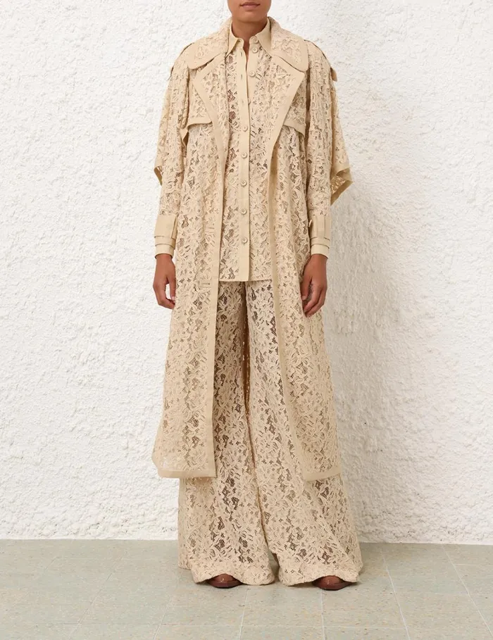 Women Shorts and Pants Zimmermann Natura Lace Pant Tea