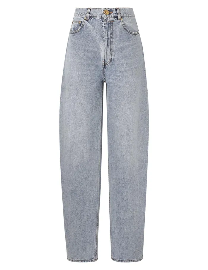Women Shorts and Pants Zimmermann Natura Oversize Barrel Jean Sea Spray