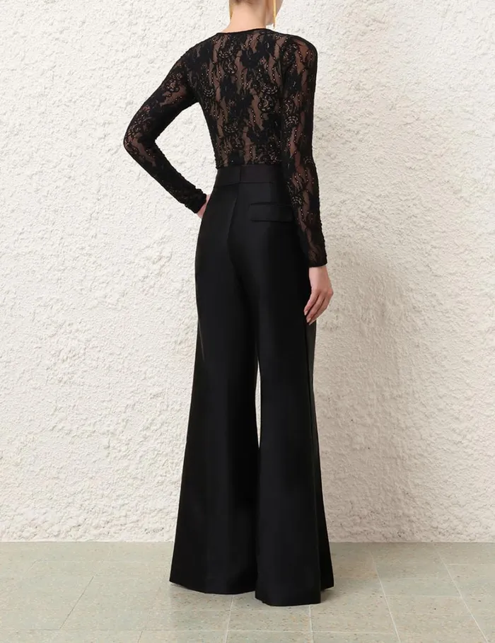 Women Shorts and Pants Zimmermann Natura Tuxedo Pant Black