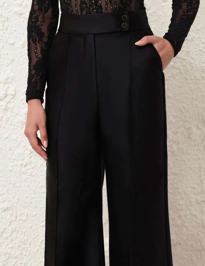 Women Shorts and Pants Zimmermann Natura Tuxedo Pant Black