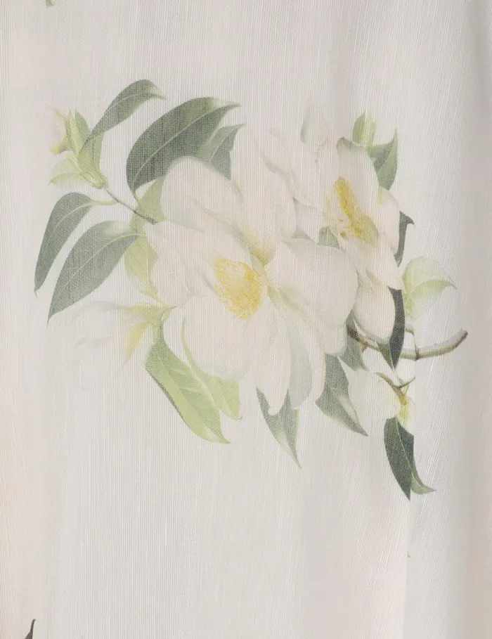 Women Skirts Zimmermann Natura Maxi Skirt Multi Botanical Ivory
