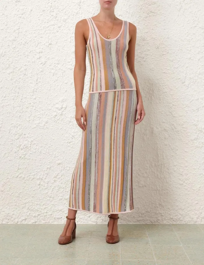 Women Skirts Zimmermann Natura Mouline Skirt Multi