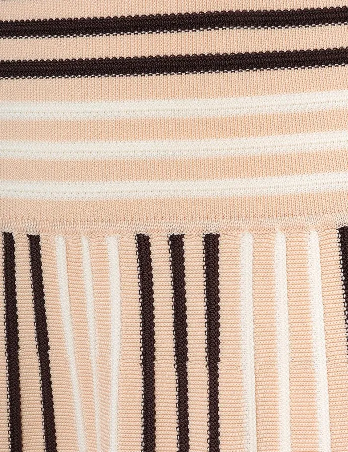 Women Skirts Zimmermann Natura Stripe Midi Skirt Multi