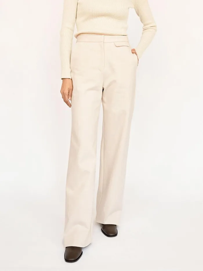 Women Slim Pant Natural The UNDONE Pants