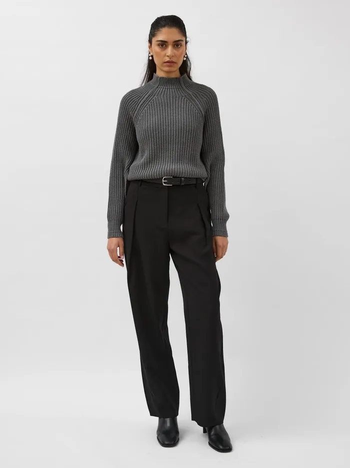 Women Split Sleeve Jumper Smoke The UNDONE Tops