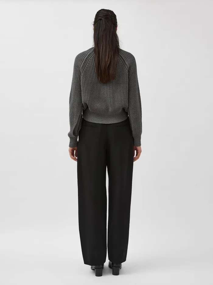 Women Split Sleeve Jumper Smoke The UNDONE Tops