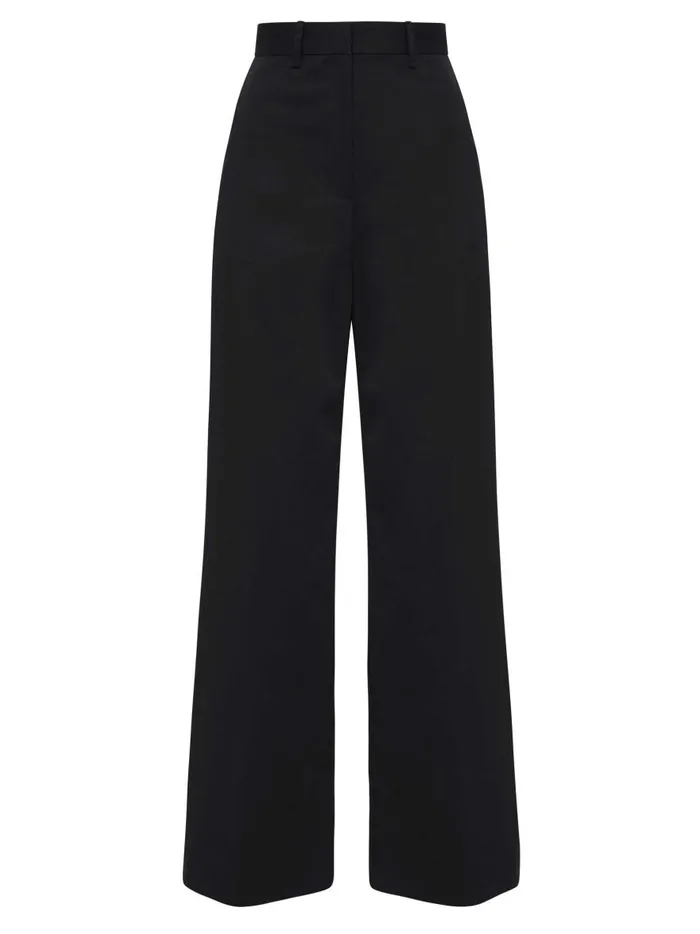 Women Straight Twill Trouser Black The UNDONE Pants