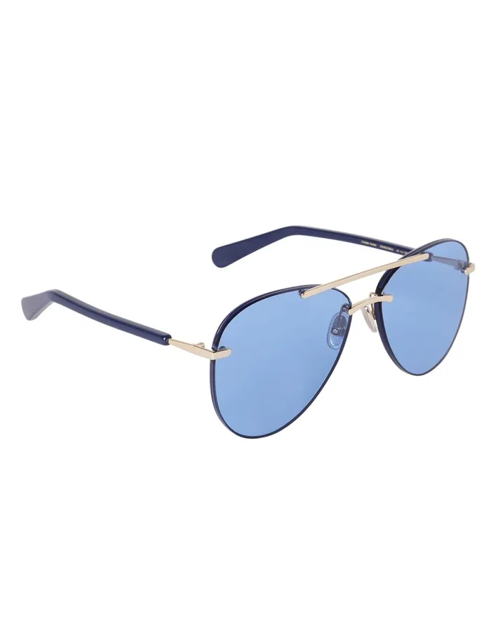 Women Sunglasses Zimmermann Zimmermann Celeste Aviator Navy
