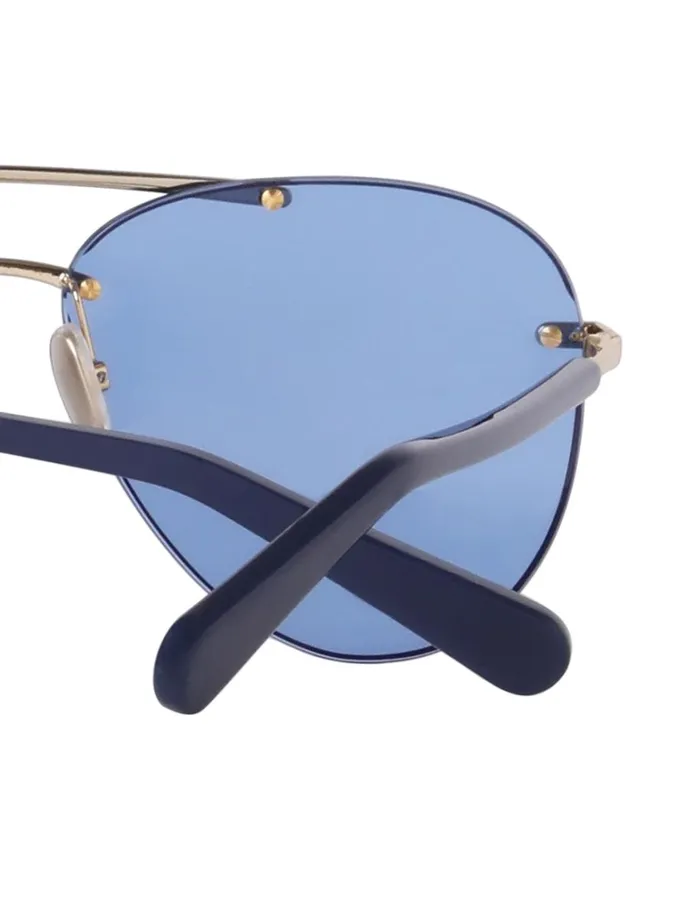 Women Sunglasses Zimmermann Zimmermann Celeste Aviator Navy