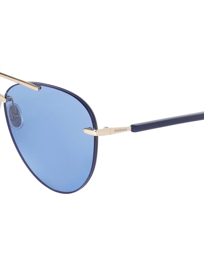 Women Sunglasses Zimmermann Zimmermann Celeste Aviator Navy