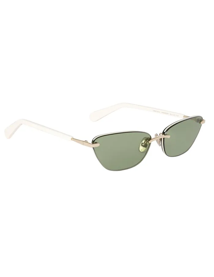 Women Sunglasses Zimmermann Zimmermann Celeste Cat Eye Bottle Green