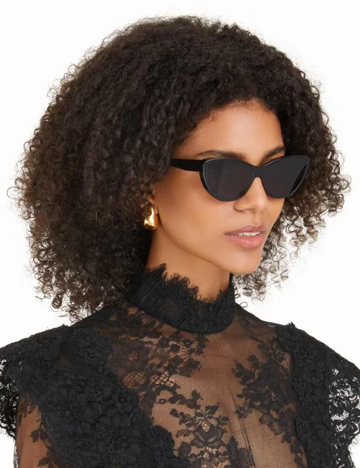 Women Sunglasses Zimmermann Zimmermann Cosmo Cat Eye Black