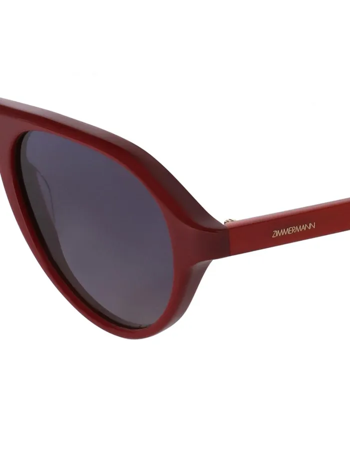 Women Sunglasses Zimmermann Zimmermann Cyd Aviator Burgundy