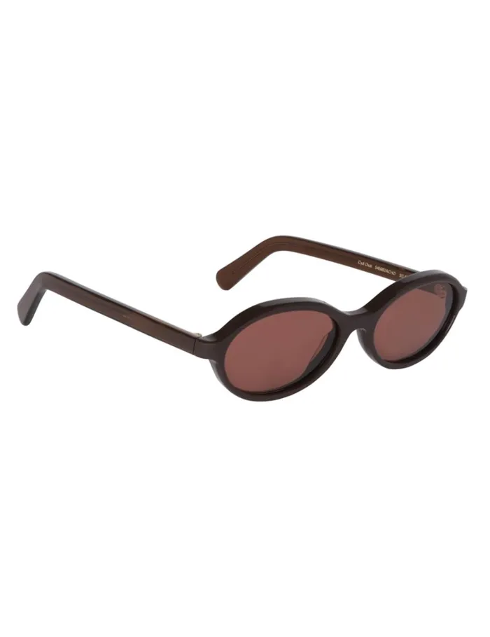 Women Sunglasses Zimmermann Zimmermann Cyd Oval Chocolate