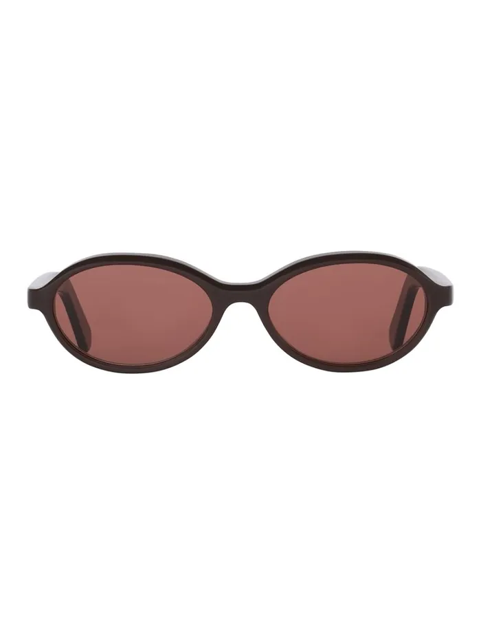 Women Sunglasses Zimmermann Zimmermann Cyd Oval Chocolate