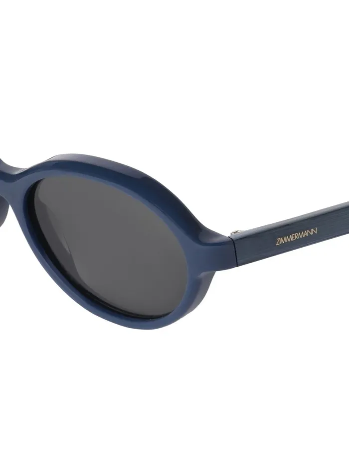 Women Sunglasses Zimmermann Zimmermann Cyd Oval Navy