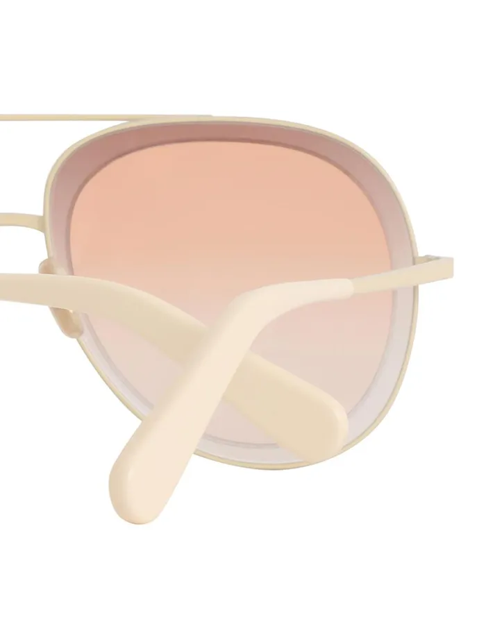 Women Sunglasses Zimmermann Zimmermann Dancer Aviator Cream
