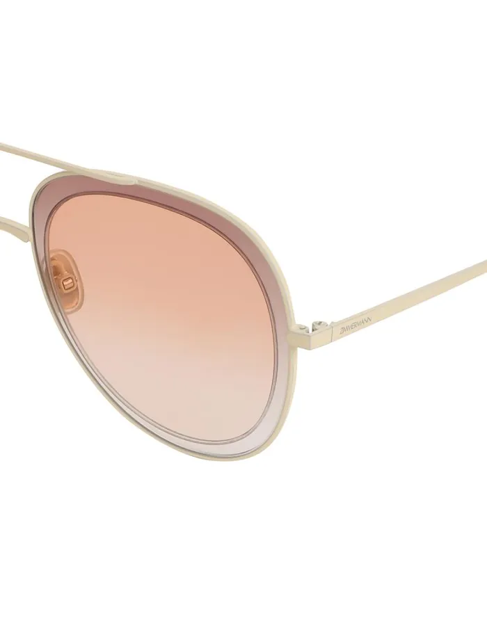 Women Sunglasses Zimmermann Zimmermann Dancer Aviator Cream