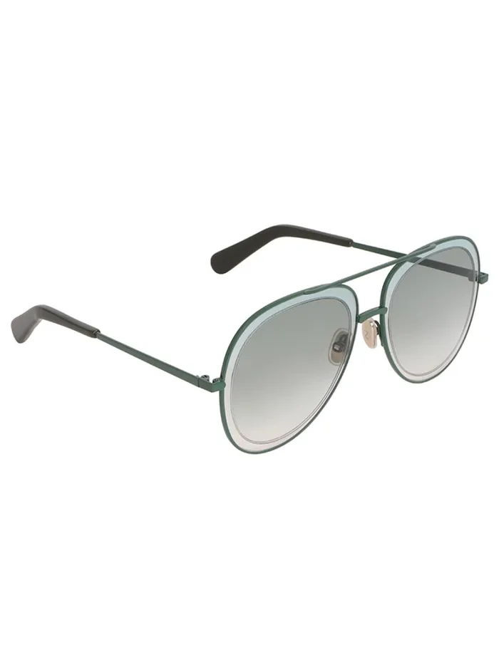 Women Sunglasses Zimmermann Zimmermann Dancer Aviator Olive