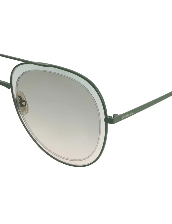 Women Sunglasses Zimmermann Zimmermann Dancer Aviator Olive