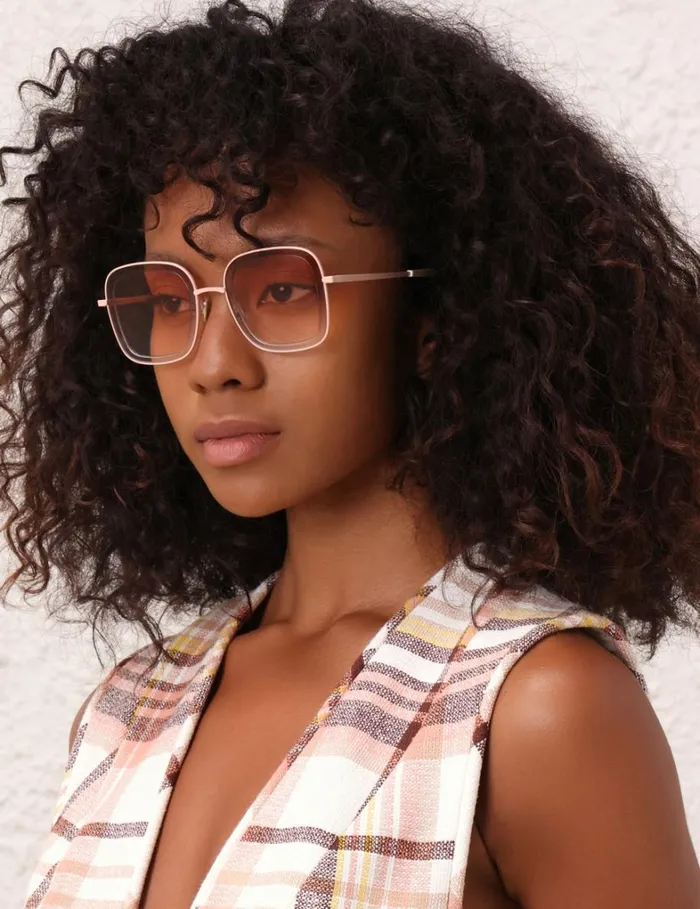 Women Sunglasses Zimmermann Zimmermann Dancer Oversize Rose