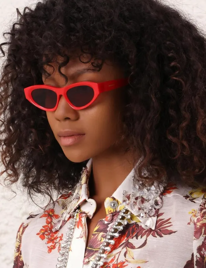 Women Sunglasses Zimmermann Zimmermann Echo Cat Eye Cherry