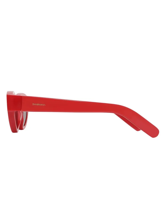 Women Sunglasses Zimmermann Zimmermann Echo Cat Eye Cherry